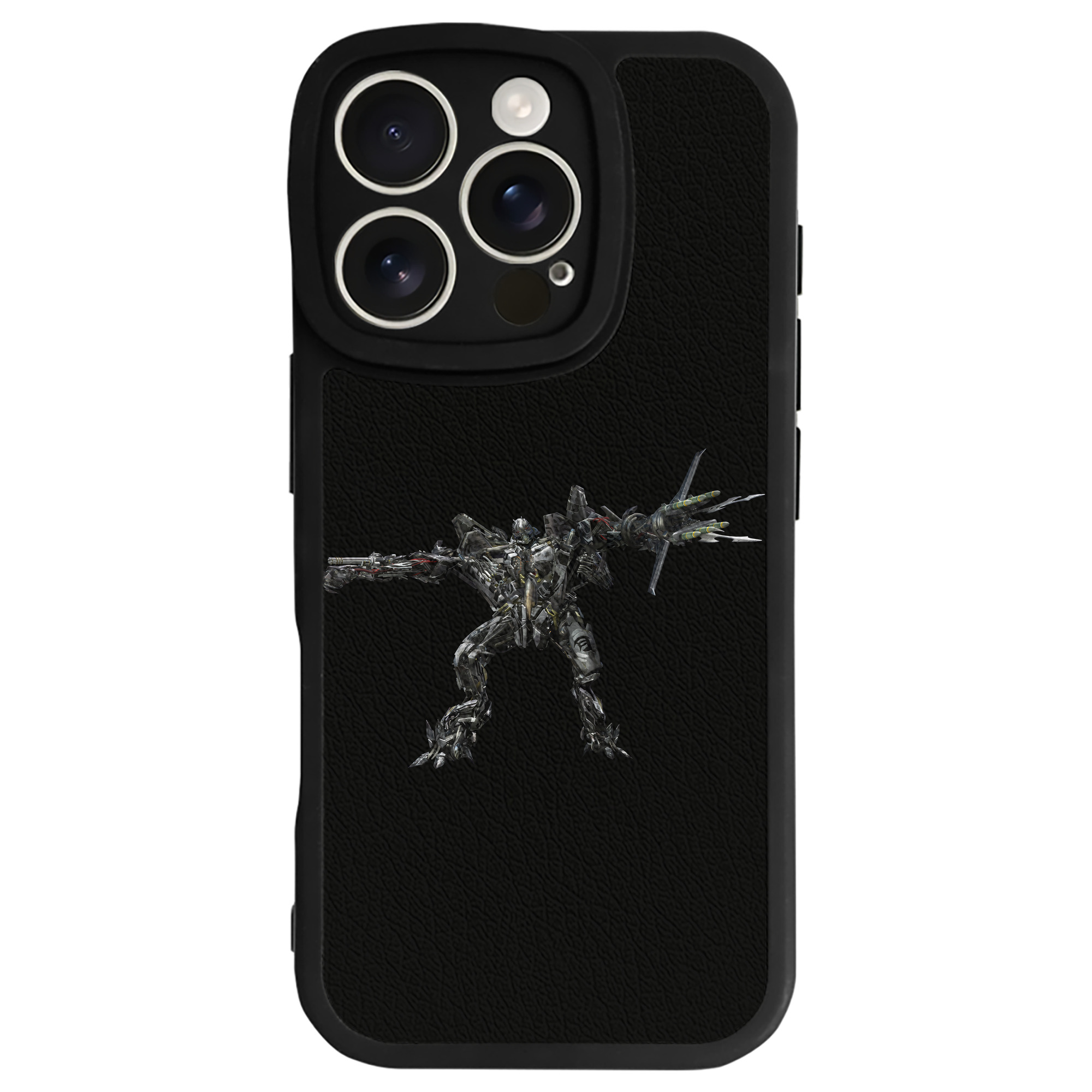 （画像用） Transformers トランスフォーマー 【iPhone 16シリーズ対応】シリコンスマホケース（レザー調） 材質：シリコン